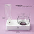 Marchul Tilted Cat Bowl Set - Raised Dishes for Food and Water, Ideal for Puppies