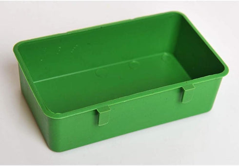 Bird Seed Food Feeding Cups - Plastic Hanging Bowl for Poultry Parrot Pigeon Parakeet Budgie Cage (4.72 Inch)
