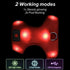 Light Up Dog Harness - Rechargeable LED Vest, No-Pull Glowing Safety Pet Harness for Night Walking & Camping (Red,