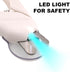 Trimming Cat Nail Clipper & Small Dog Nail Clippers with LED Light - Illuminates Nails & Bloodline for Safe, Easy