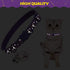 PUPTECK 3 Pack Cat Collar with Bells, Adjustable Breakaway Luminous Safety Collar for Small Kittens, Pink Black Purple