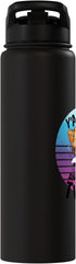 Tuna Cat Cats Animal Curious Pet Love Animals Stainless Steel Insulated Water Bottle with Playful Cat Design