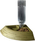 Reptile Feeder Bowl, Automatic Water Dish Dispenser, 2-in-1 Food and Water Feeding Bowls for Terrarium