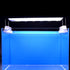 Aquarium Background Blue Black, 2 Sides Fish Tank Picture Backdrop for Wallpaper 20" x 48"