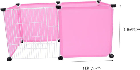 Setup BESPORTBLE Cage for Rabbit Hedgehog Toys Pet Indoor Exercise Fence Hamster Fence Rabbit Cage No Tools Safe Pet