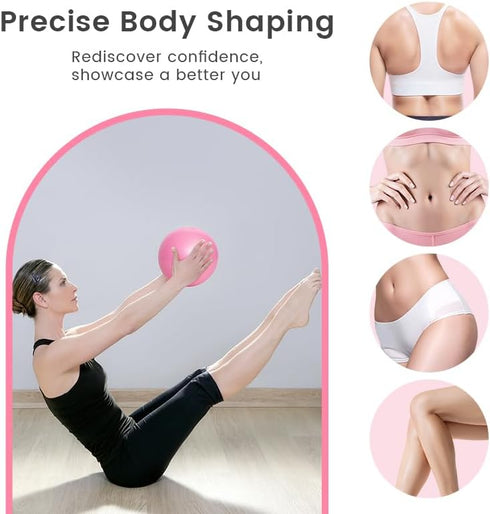 Fetriwer 5 (13-Piece Set) Home Pilates Essentials Kit for Women, with Resistance Bands - Magic Circle Pilates Kit