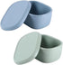TsuvyXeg Pet Food Storage Container with Lids Cat Cans Cover Silicone Sealer Reusable