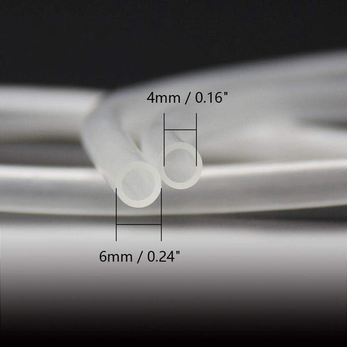 100 Feet Standard 3/16" Aquarium Air Tubing, Clear Flexible Airline Tubing for Fish Tank Air Pump and Hydroponics