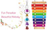 Finch Colorful Bird Xylophone Toy Interactive Training Toy Bird Cage Bell Toy Accessories Music Musical Enrichment
