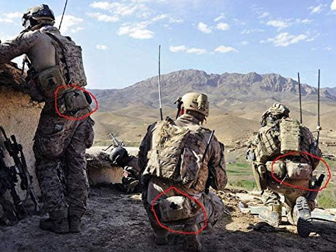 KRYDEX Tactical Blow Out Kit Bag Medical Pouch IFAK Pouch with MOLLE and Belt Loop