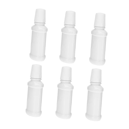 6pcs Portable Mouthwash Bottle Compact Travel Plastic Containers for Mouthwash Durable Pet