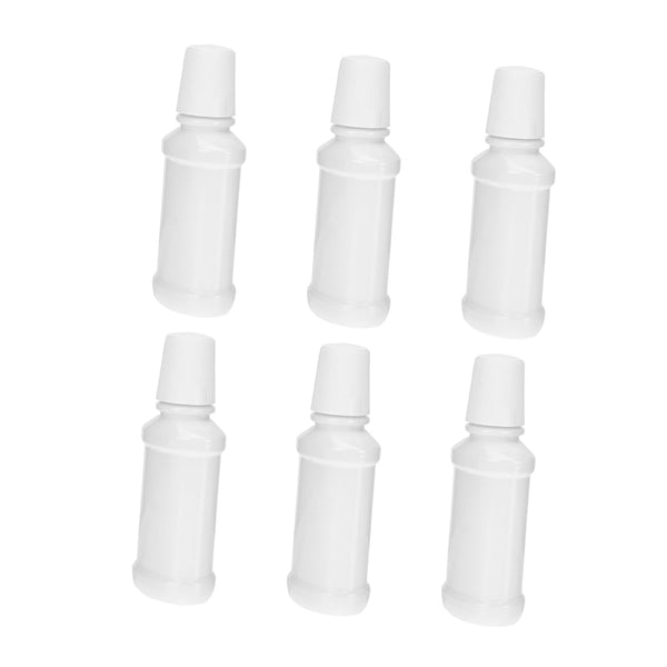 6pcs Portable Mouthwash Bottle Compact Travel Plastic Containers for Mouthwash Durable Pet