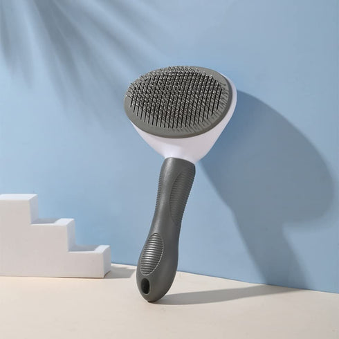 Peine para perros y gatos, cepillo para quitar el pelo de los animales (Grey)