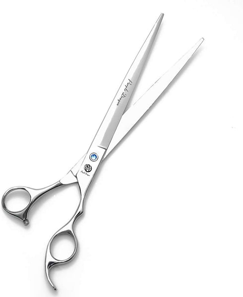 Purple Dragon Sharp Edge Salon Hair Cutting Shears - 4” to 10" - Pet/Dog Grooming Scissors with Bag