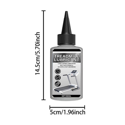 Generic 100ml Nozzle Commercial Treadmill Lubricant - Twist Long Lasting Lube, Silicone Treadmill Oil, Smooth Quiet