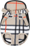 Pet Carrier Backpack, Adjustable Legs Out Front Cat Dog Carrier for Small Medium Puppies Cats (L, Plaid)