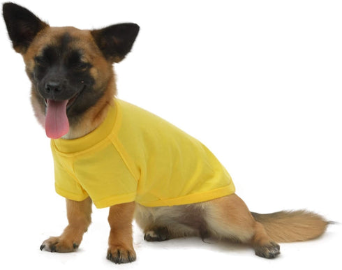 Lovelonglong 2019 Pet Clothing, Dog Costumes, Dachshund Clothes Blank T-Shirt for Dachshund Dogs, Corgi