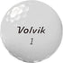 12 Pack Volvik Crystal Soft Golf Balls - White Color