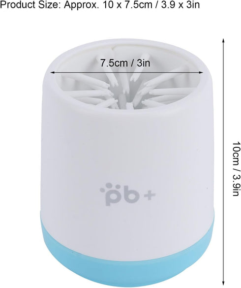 Automatic Dog Cleaner, Zerodis Pet Cleaning Cup, Dog Foot Washer for Grooming, Suitable for Dog Puppy Cat Kitty (Blue)