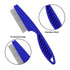 5 Pieces Dog Tear Stain Remover Combs, Pet Grooming Flea Combs, Double Sided Care Comb for Kittens Puppies (Blue)