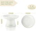 Elevated Cat Bowls - Wide Shallow 6.1" Ceramic Raised Food Bowls, Anti Vomiting, Perfect for Flat Faced Cats
