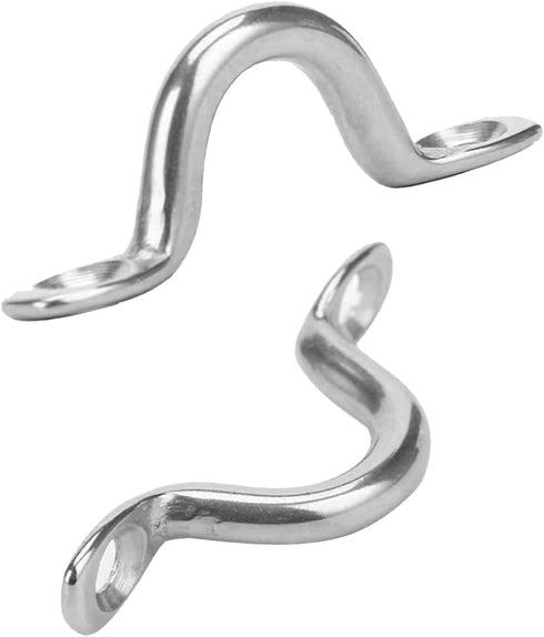 M3 316 Stainless Steel Bimini Boat Top PAD Eye, Eye Strap, Tie Down, Kayak Deck Loop, Suitable for Kayak Canoe Rigging, Marine Boat Hardware (Pack of 15) by Sopepoyie