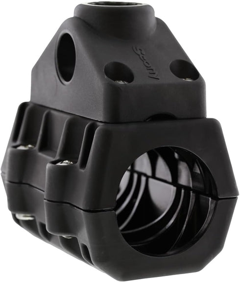 Scotty #0320 Black Rail Mount Adaptor, 2-Inch Round