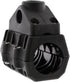 Scotty #0320 Black Rail Mount Adaptor, 2-Inch Round