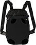 FEimaX Dog Carrier Backpack Pet Legs Out Front Cat Travel Bag, Adjustable Puppy Backpacks Carriers Hands-Free for Small Medium Dogs Cats Hiking Traveling Camping Daily Walking (Small, Black)
