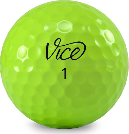 3-Piece, High-Performance Vice Pro Golf Balls - Enhanced Distance