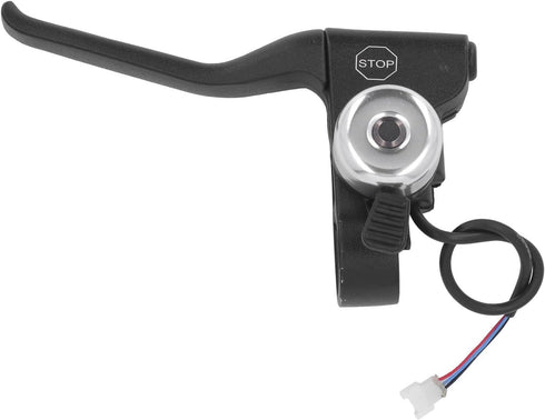 Left Brake Lever, Nylon and Metal Replacement Handle with Bell for GOTRAX Electric Scooter