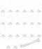 AQUANEAT 20 Pack Suction Cups with 40/100 Zip Ties for Aquarium Fish Tank Decoration
