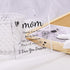 Mommy Mommy I Love You Gift for Mom Acrylic Puzzle Mom Plaque Desk Decor for Mother Birthday Christmas Gift Keepsake