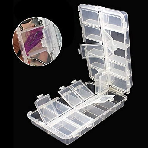 OriGlam Premium 20 Compartments Tackle Boxes, Tackle Utility Boxes, Plastic Box Storage Organizer Box Adjustable, Fishing Tackle Storage Box Organizer by OriGlam