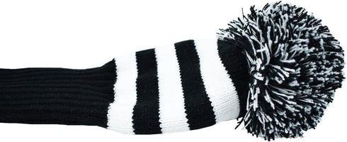 Stripes Knitted Golf Club Head Covers 3 Piece Set for 1, 3, 5 Drivers, Fits 460cc