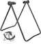 VGEBY Portable & Foldable Bike Support Bracket, 12" Black Steel Tube