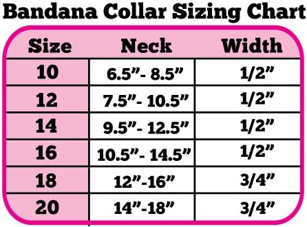 Mirage Pet Products Grey Camo Bandana Pet Collar, Black, Size 14