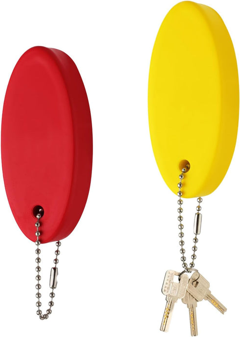 Floating Keychain for Boat Keys, 3.19x1.42x0.79in Oval Boat Key Chain for Outdoors Water Sports Fishing Surfing Sailing
