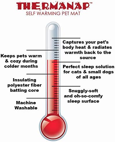 Furhaven ThermaNAP Self-Warming Cat Bed for Indoor Cats & Small Dogs, Washable, Reflects Body Heat - Gray, Small