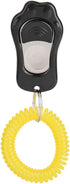 Yosoo Clicker Dog Training - Adjustable 3 Gears Pet Training Clicker with Wrist Strap for Cats and Birds (Black)