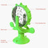 Spinning Cat Windmill Toy Light-Up Cat Scratcher & Self-Grooming Spinner with Suction Cup Interactive Cat Toy