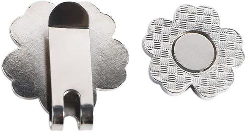 Golf Hat Clip Peach Blossom Ball Markers, Magnetic Hat Marker for Professional Golf