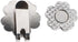 Golf Hat Clip Peach Blossom Ball Markers, Magnetic Hat Marker for Professional Golf