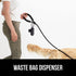 Gorilla Grip Heavy Duty Dog Leash, Strong Reflective Rope, Soft Handle for Night Walking, Black, Durable Puppy Training