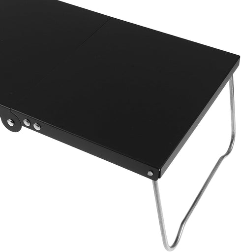 MAGICLULU Small Foldable Camping Table Aluminum Portable Folding Outdoor Picnic Side Table Lightweight Mini Metal Desk