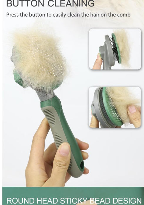 Pet Grooming Tool, Needle Brush, Self-Cleaning Slicker for Removing Undercoat, Proven Grooming Tool for Dogs and Cats