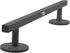10" Teak Tuning Straight, Square Fingerboard Rail, - Custom Designed Premium Solid Steel, Matte Powder Coated Finish