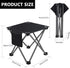 Airsnigi 3 Pack Camping Stool, Camping Foot Stools Portable Folding Camp Stool with Storage Bag, Folding Stool Suitable