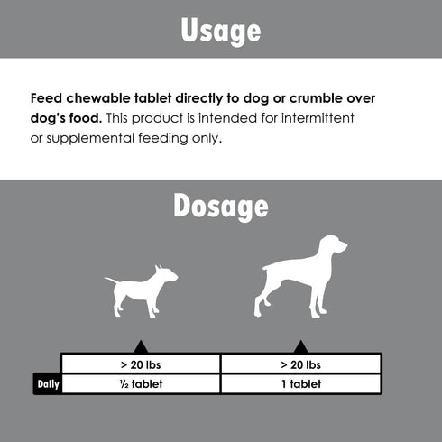 Vita-Tabs Silver, Vitamins, Minerals, Nutrients for Senior Dogs, 100 Chewable Tablets