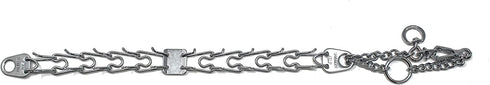Herm Sprenger Dog Training Collar with Quick Release Buckle, Ultra-Plus Chrome Plated Steel Made in Germany (2.25mm x